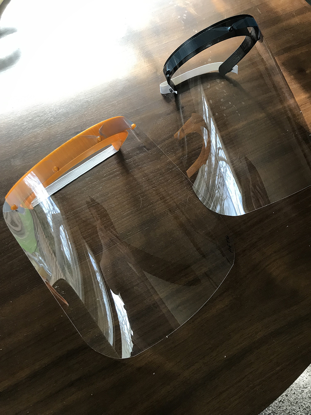 face shields 3d printed