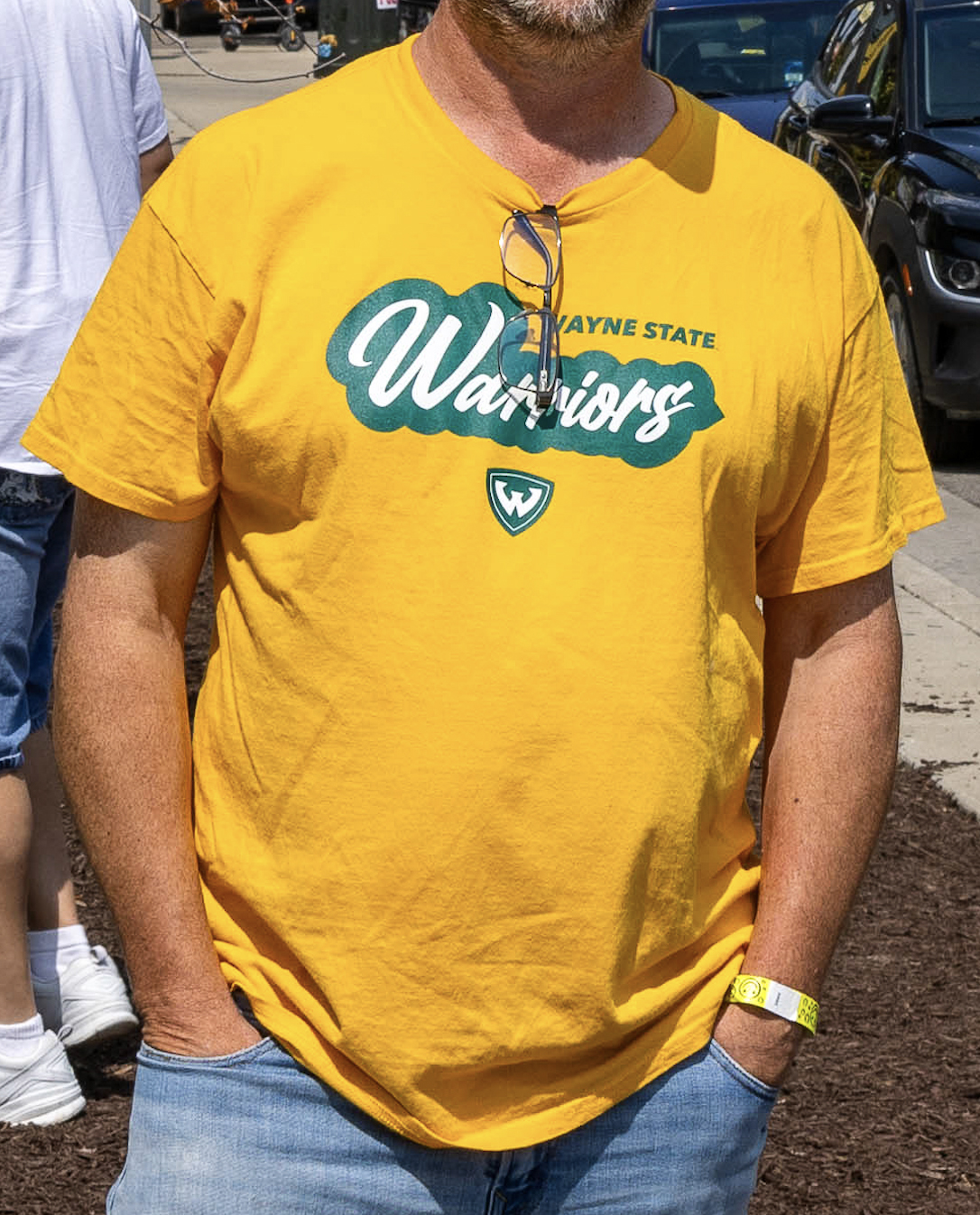 warriors yellow shirt